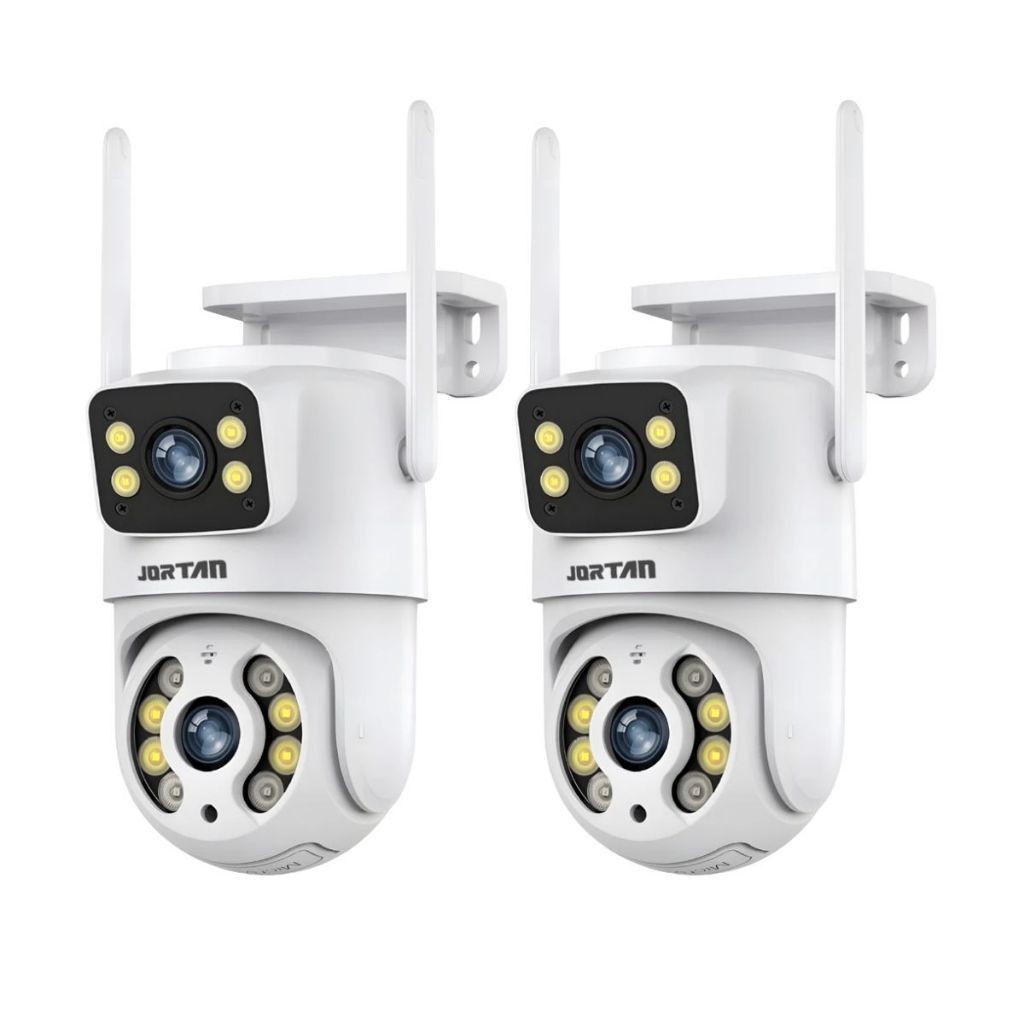 Kit 2 Câmera Dome de Dupla Lente Detecção de Humanos Segurança Residencial em Oferta na Shopee