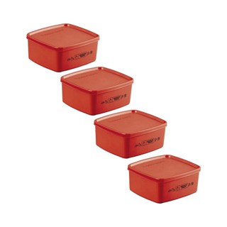 Kit com 4 Potes Herméticos Tupperware Jeitosinho Molho de Tomate 400ml em Oferta na Shopee