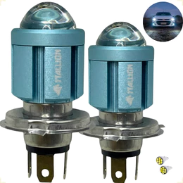 Par Lâmpada de Led H4 6500K Stallion ST-G301 Cavalinho 12V Farol Alto e Baixo Super Branca Universal