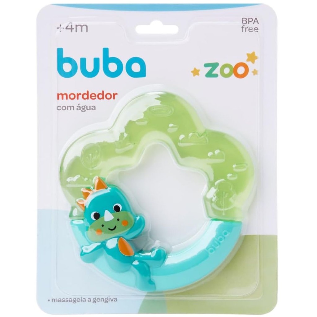 Mordedor Com Água Zoo Dino 20955 - Buba em Oferta na Shopee