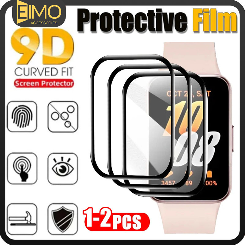 Pelicula 3D Para Relógio Smartwatch Samsung Fit 3 Sm-R390 Protetora Vidro Anti Impacto