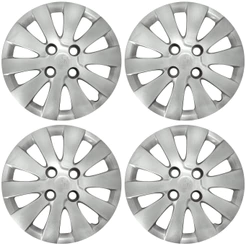 Calota Aro 14" cor Prata Modelo HB20 Hatch/Sedan 14/15 Jogo c/ 4 Calotas Grid - 185CB-PTA-E