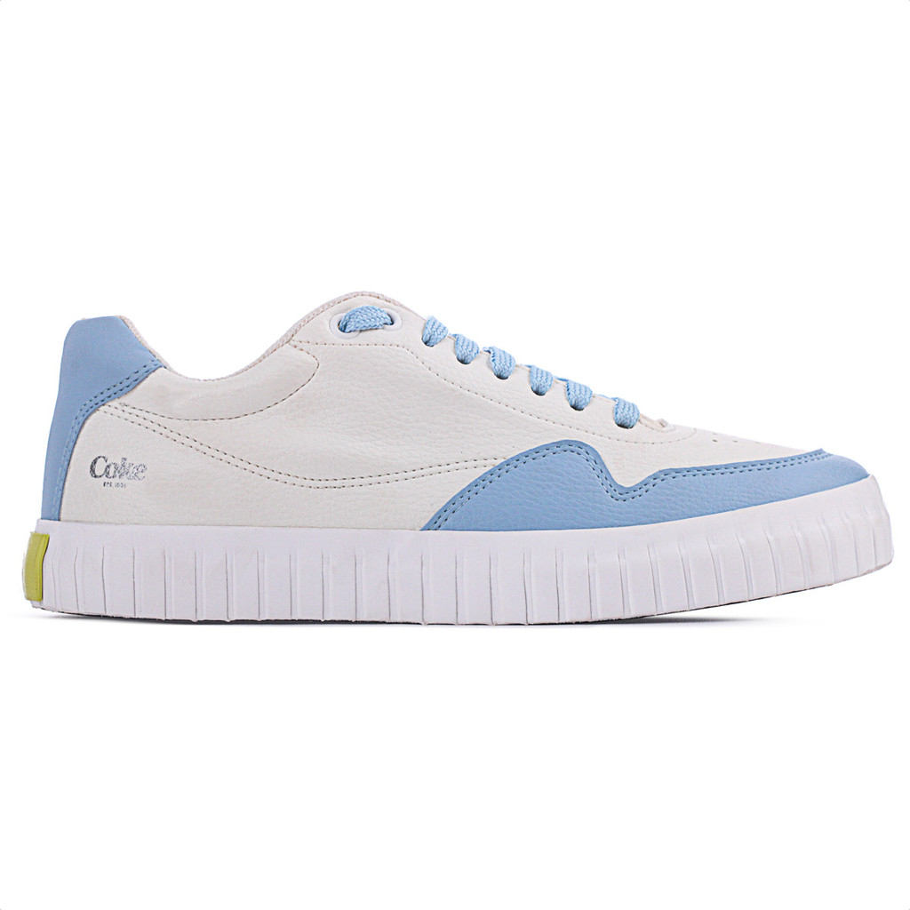 Tênis Coca Cola New Hope Town Off White e Azul Claro - Feminino