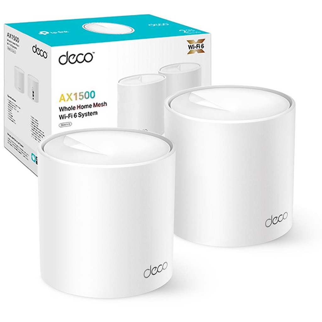 TP-Link Deco X10 (2-Pack)(BR) Kit Roteador Mesh AX1500 Wi-Fi 6 Dual-Band em Oferta na Shopee