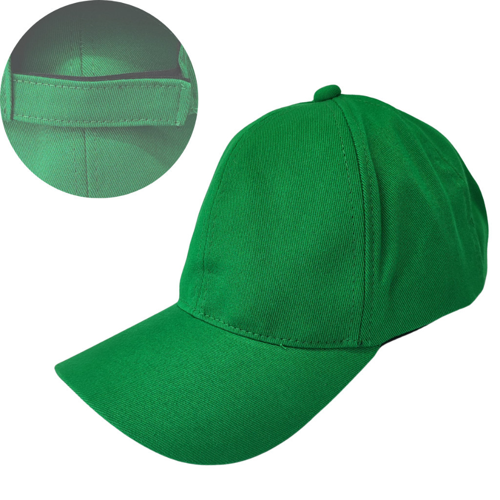 1 Boné Liso em Brim Para Bordar Sublimar Estampar Silk Screen Verde Bandeira | Luxo| Estilo