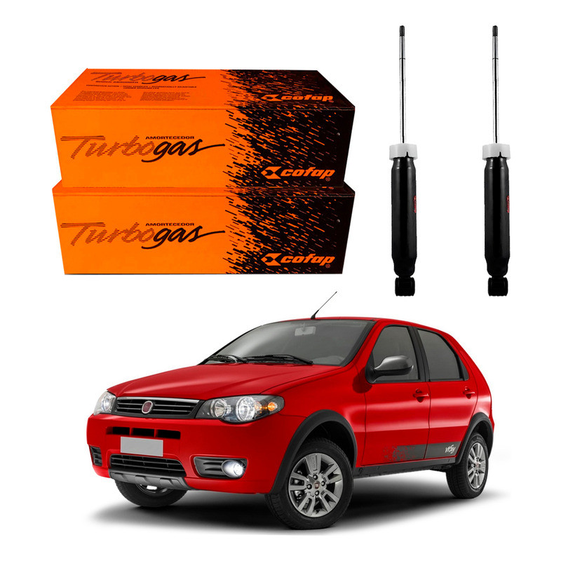 Par Amortecedor Traseiro, Palio Way 1.0 2013 A 2017 em Oferta na Shopee