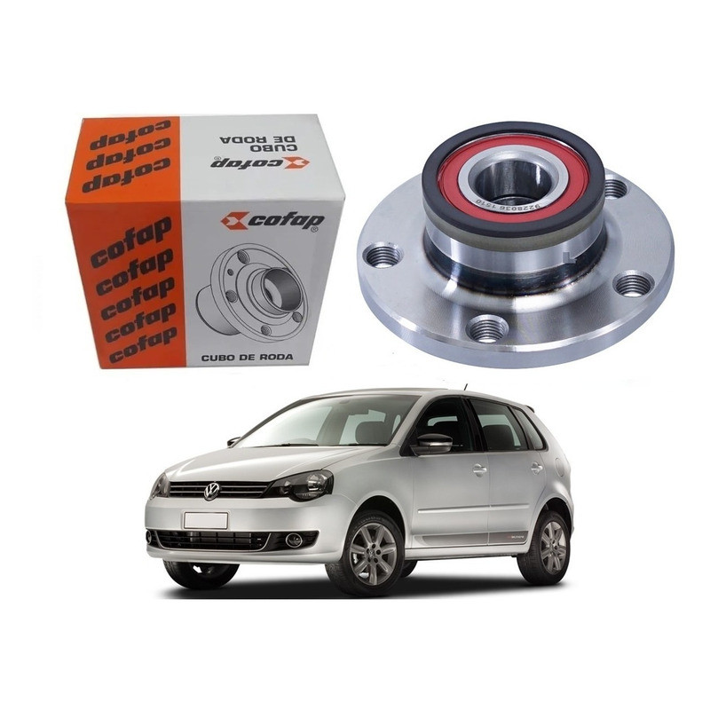 Cubo Roda Traseiro Polo 1.6 2.0 Com Abs 2012 A 2015