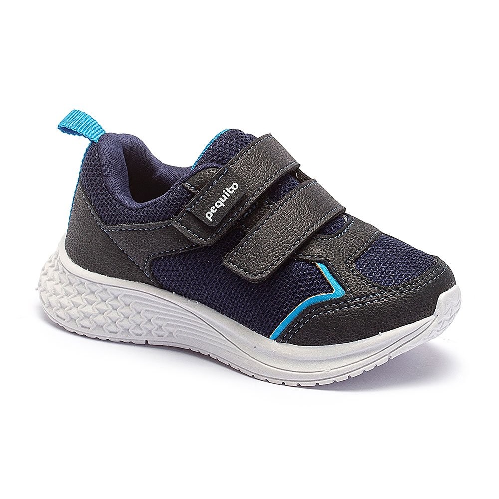 Tênis Infantil Menino Volta ás Aulas Jogging Casual Confortável Marinho