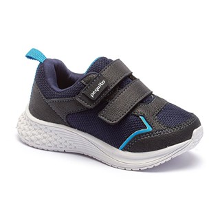 Tênis Infantil Menino Volta ás Aulas Jogging Casual Confortável Marinho em Oferta na Shopee