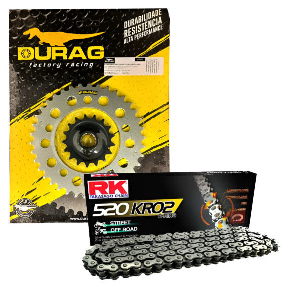Kit Relação Honda X-adv 750 17/38 520 Durag Rk Kro2