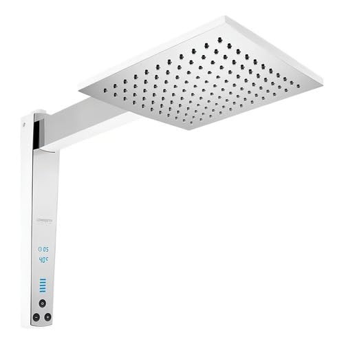 Chuveiro Ducha Acqua Century Digital 7500w Branco Cromado 220v Lorenzetti