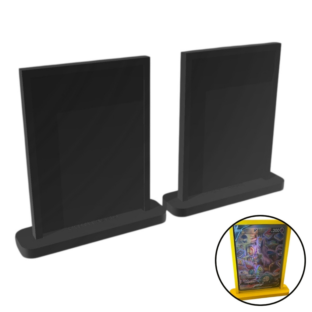 Kit 2 Suporte Stand Para Cartas Com Sleeve Para Pokémon TCG