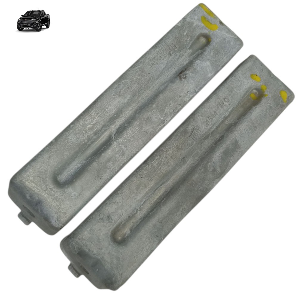Par suporte parachoque traseiro Fiat toro 2021 2020 2019 18