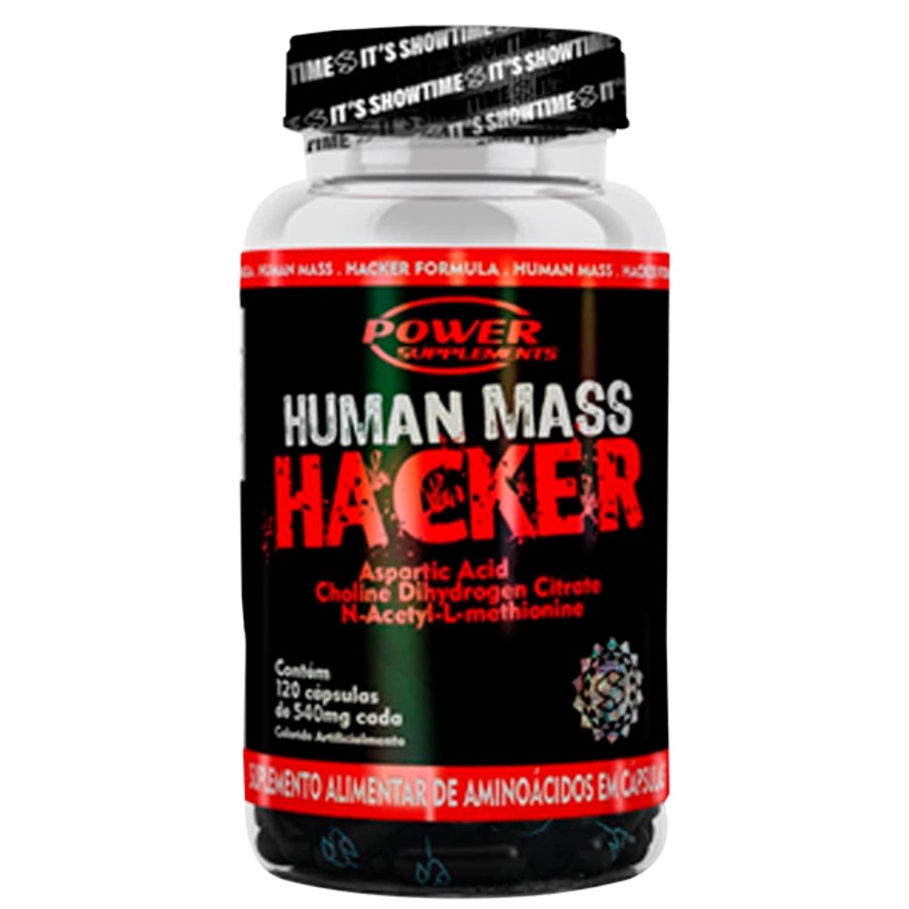 HUMAN MASS HACKER PRÉ HORMONAL MASSA MAGRA 60 CÁPSULAS - POWER SUPPLEMENTS