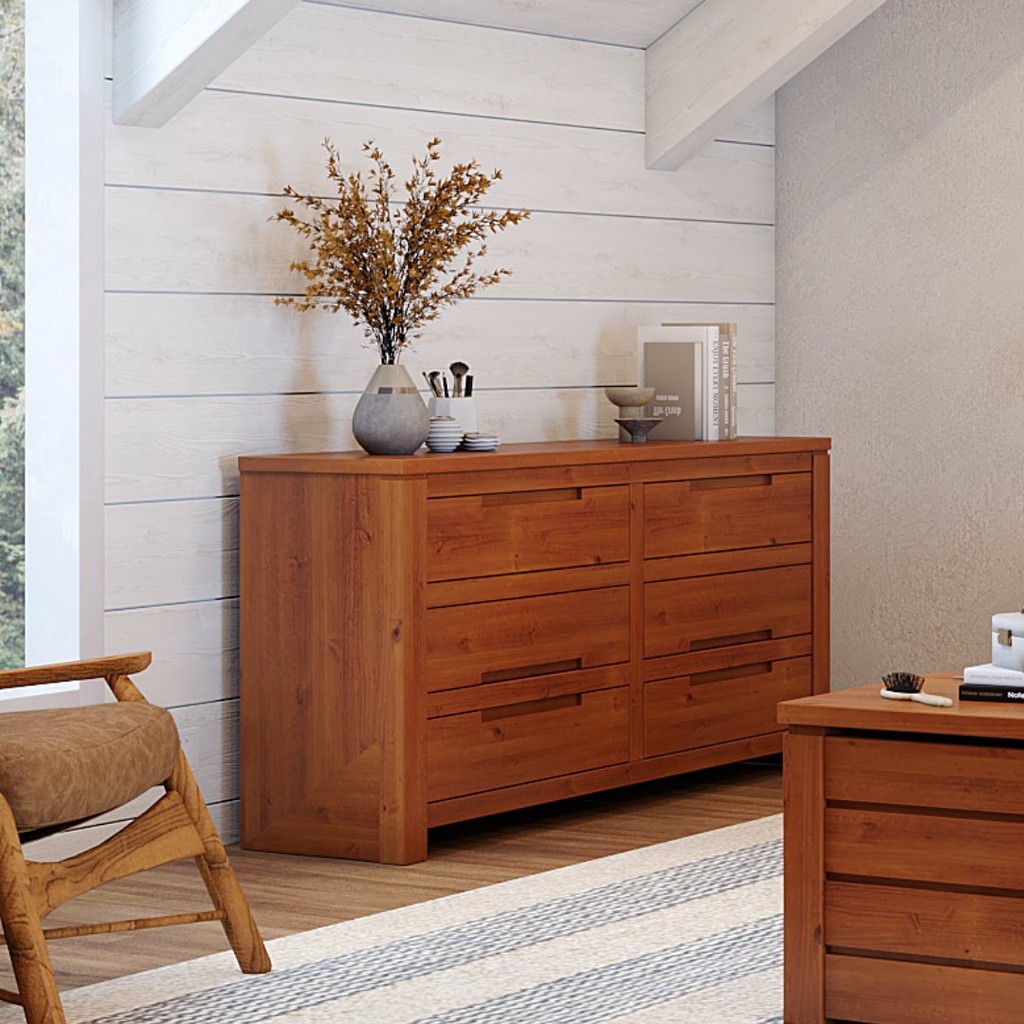Cômoda 6 Gavetas Madeira Maciça Madma  Garapa em Oferta na Shopee