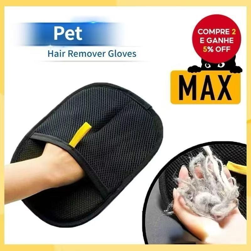 Luvas De Remoção De Pêlos De Animais De Estimação FurFree , Escova Estática De Duas Vias , Removedor