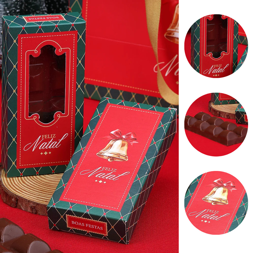 10 CAIXA PARA BARRA 150G NATAL COM VISOR VINTAGE 5145 ( JANGO NATAL 2025 )