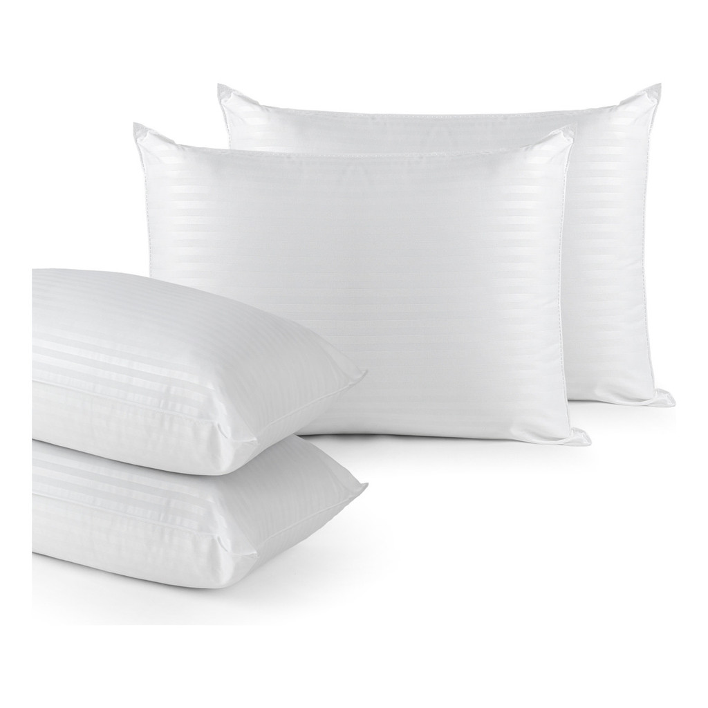 Kit 2 Travesseiros Toque De Pluma 50cm x 70cm Extra Macio Premium