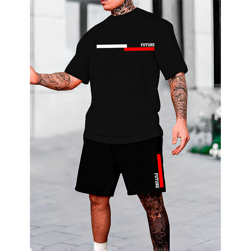 conjunto kit Camiseta camisa e Short Tectel Conjunto  Future E Bermuda SHORT E CAMISETA