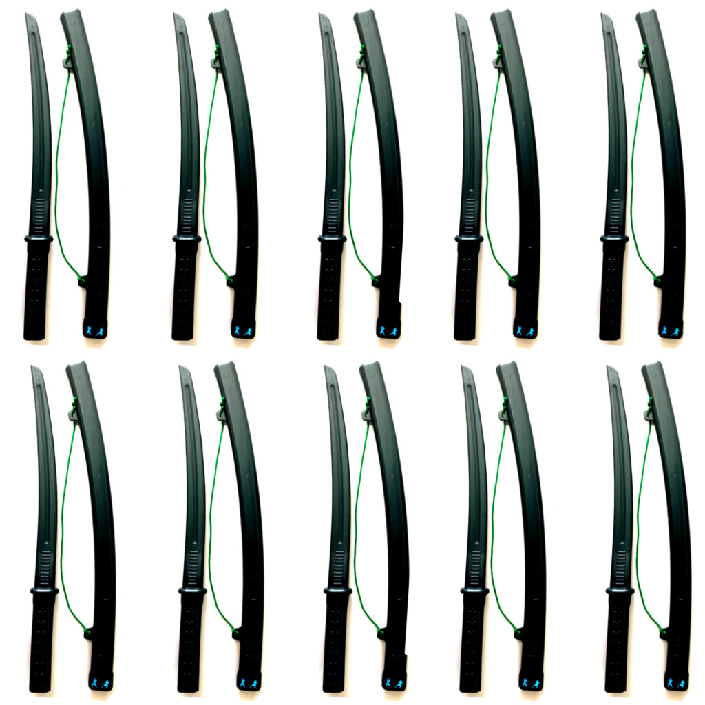 Kit 10 Brinquedo Infantil Espada Katana Samurai Com Bainha