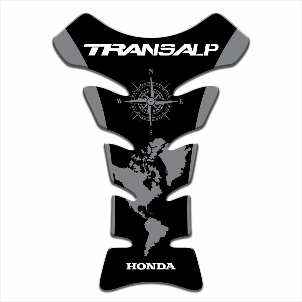 Adesivo Protetor Tanque Tankpad 3d Resinado para Moto Honda Transalp 700 de ano 2011 a 2014 MS115