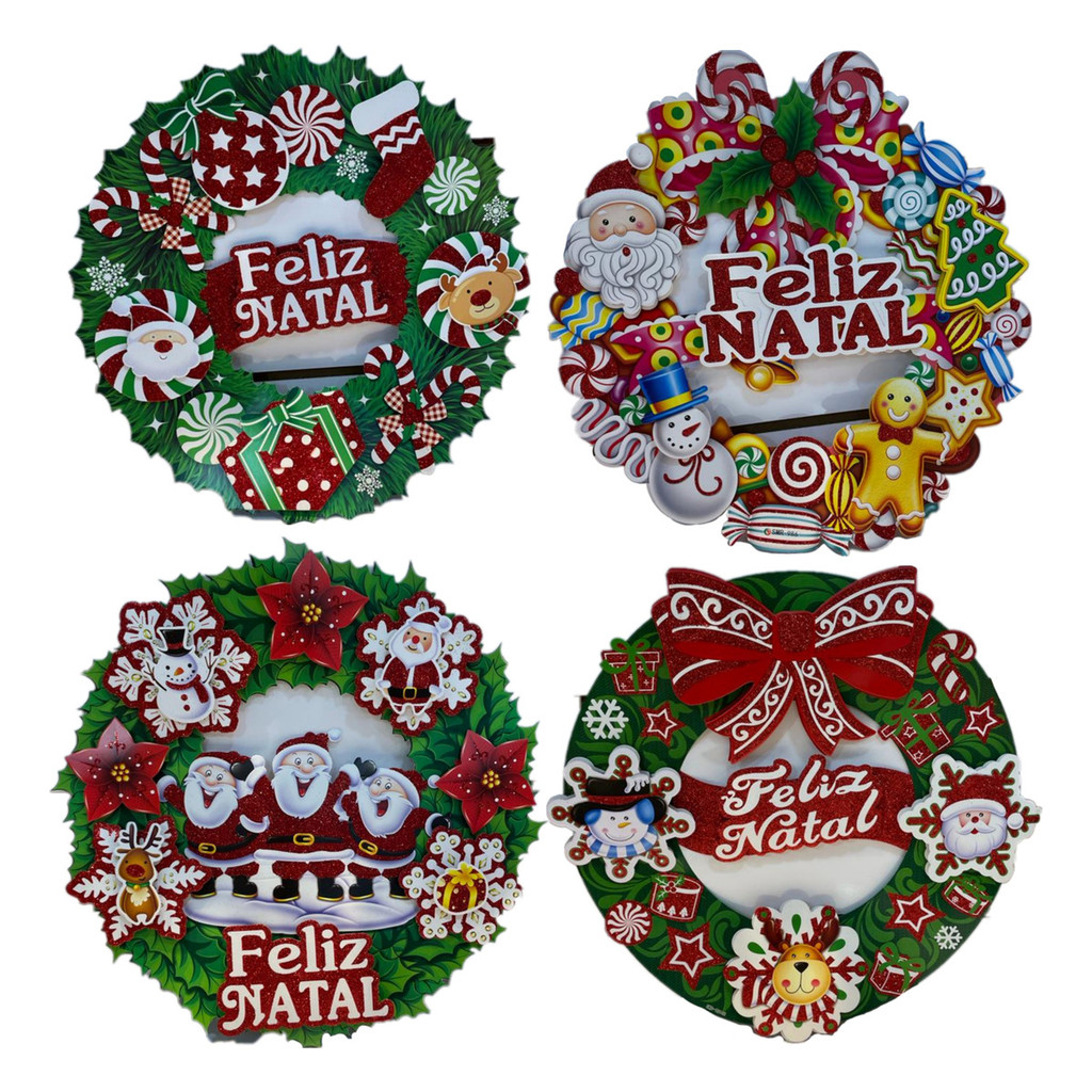 Guirlandas De Natal Feliz Natal De Papel