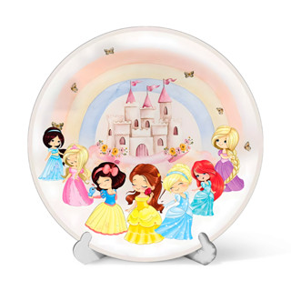 Capa Painel Redondo Mesa Princesas e Castelos, Sublimado C/ Elástico 50×50Cm em Oferta na Shopee