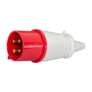 Plug Industrial 3P+T 380/415V Vermelho - 32A Tomada Plugue Macho em Oferta na Shopee