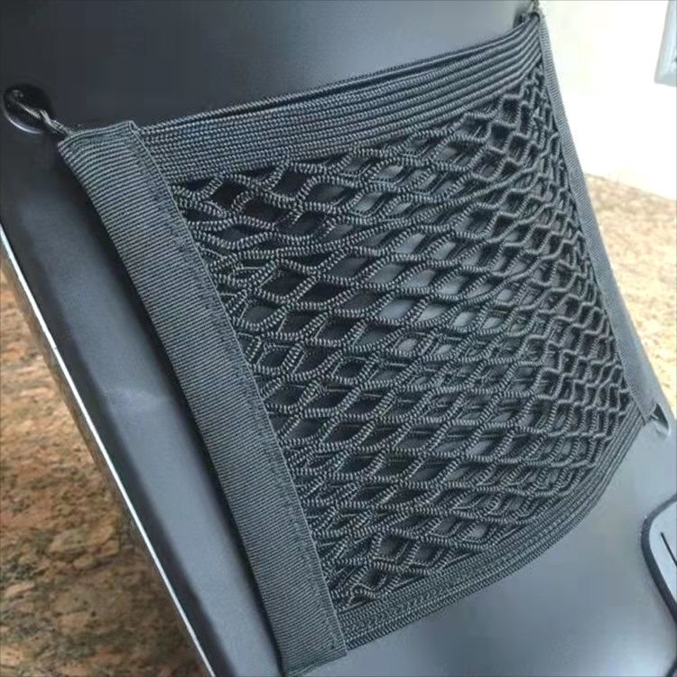 Rede de armazenamento de veículos elétricos, bolso frontal, bolsa de armazenamento, Pedal, bateria, carro, pendurado, bo
