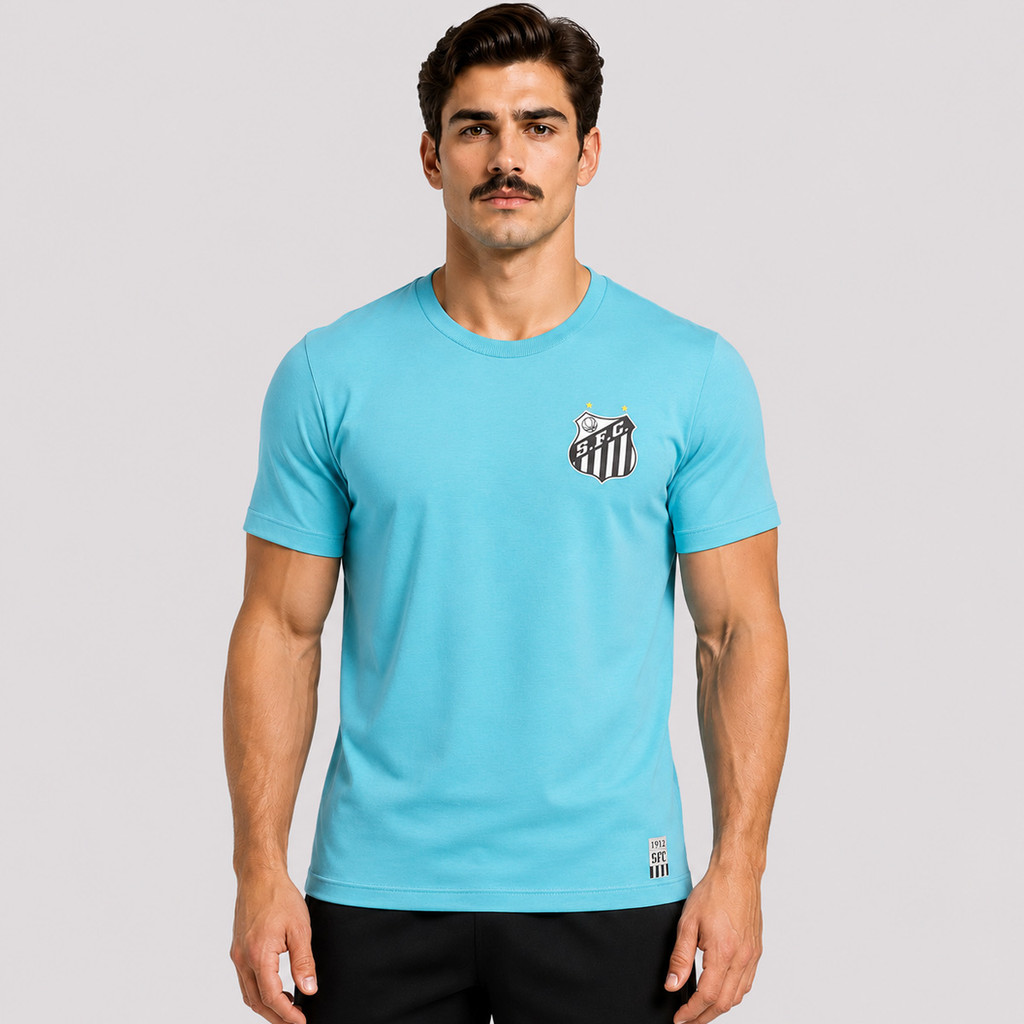 Camisa Santos Mar de Glórias Azul