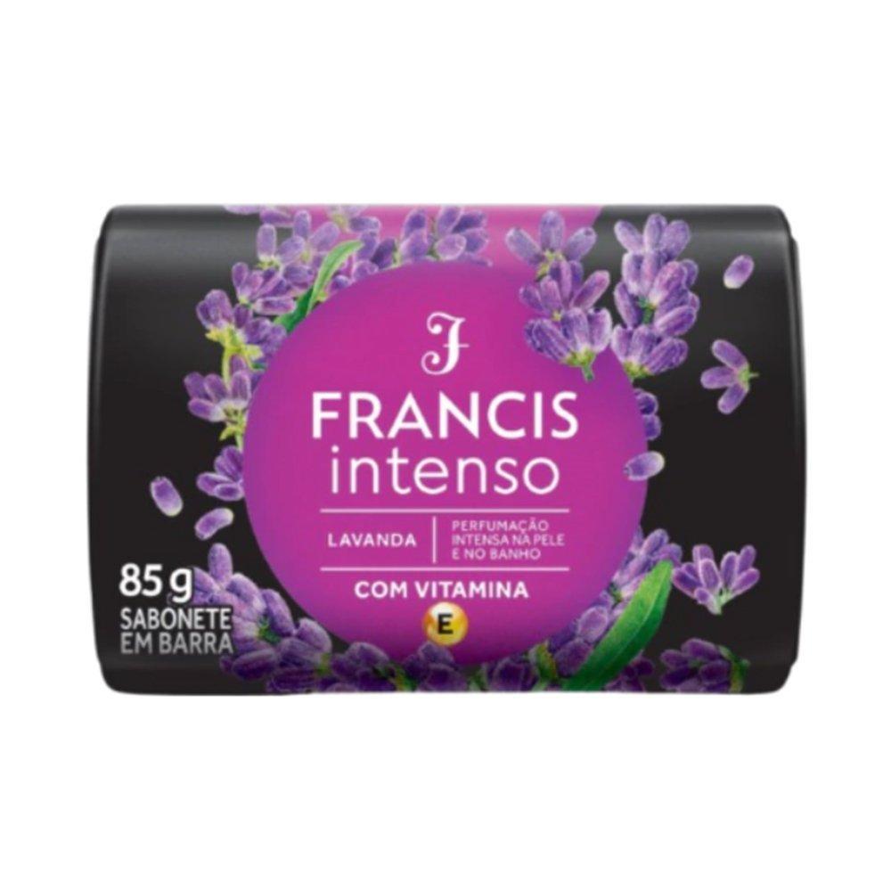 Sabonete Francis Intenso Lilas Lavanda 85g - Embalagem com 12 Unidades