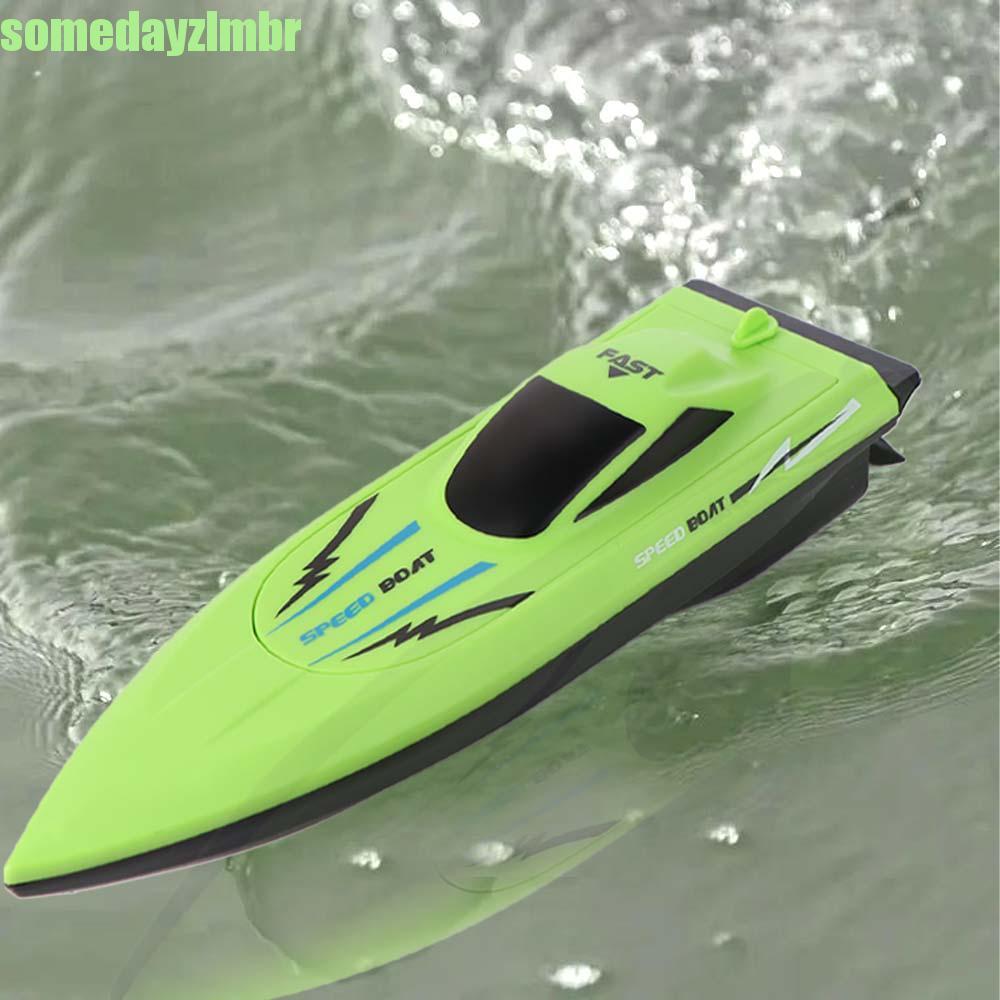 SOMEDAYZL0M Racer RC Boats , Barco À Vela Prova D'água Com Controle Remoto , Brinquedo De Lancha Sem Fio De Longa Duraçã