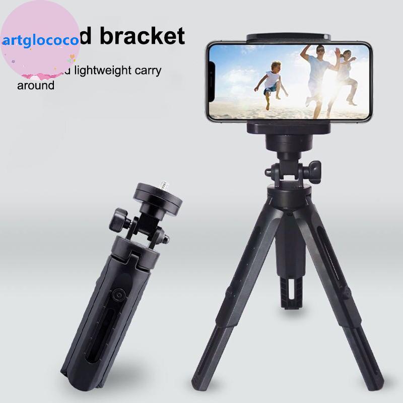 Artglococo Portátil Extensível Mini Desktop Smartphone Tripé Montagem Celular Selfie Sti Suporte Do Telefone Para Vídeo