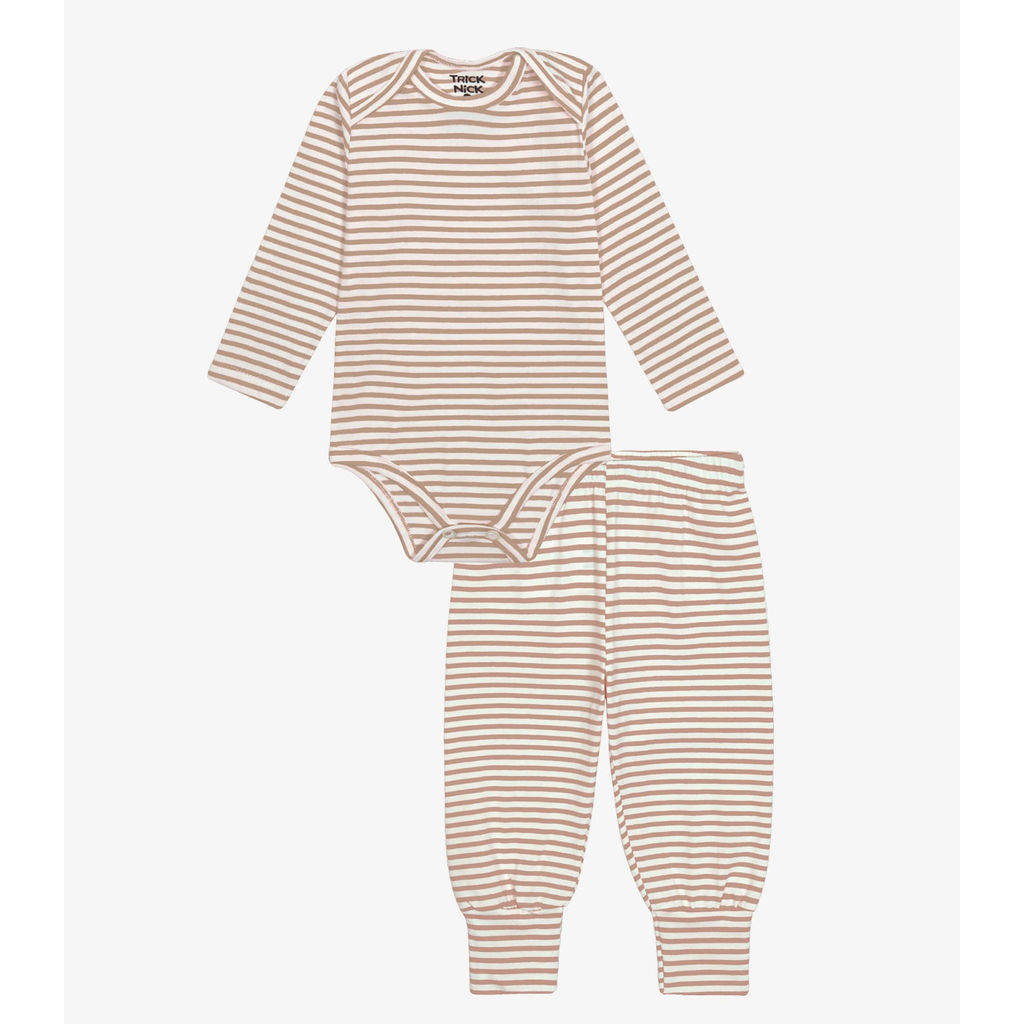 Conjunto Body com Calça Menina Trick Nick Marrom