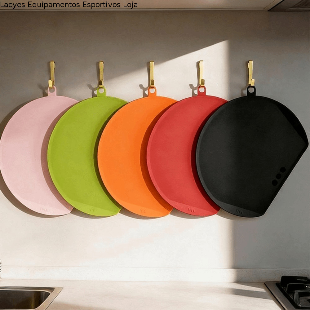 Tábua De Corte Semicircular LACYES , TPU À Prova De Molde Dupla Face , Bloco De Cozinha Em Forma De D