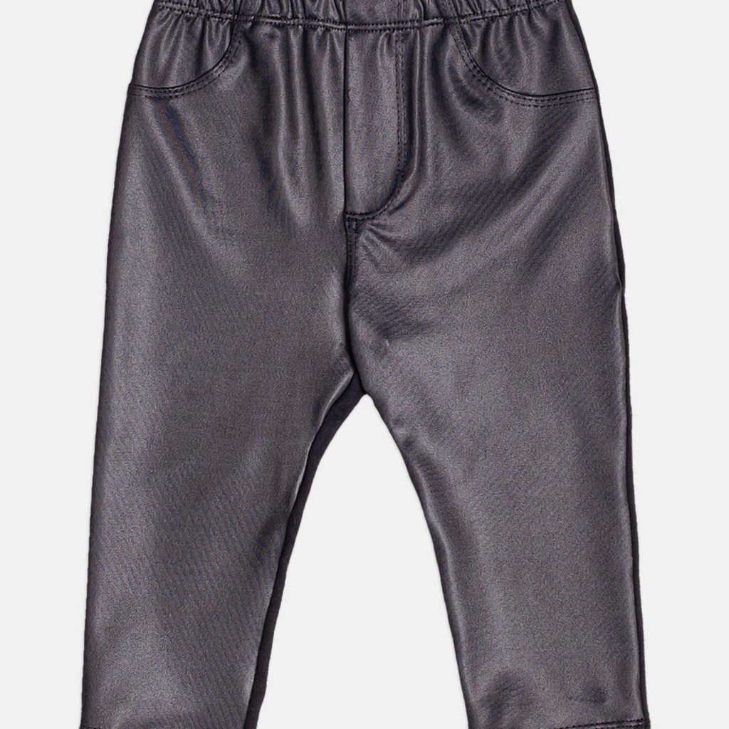 Calça Cirre Infantil Momi Preta Brilho Legging Menina Blogueirinha Modinha Inverno Look Passeio