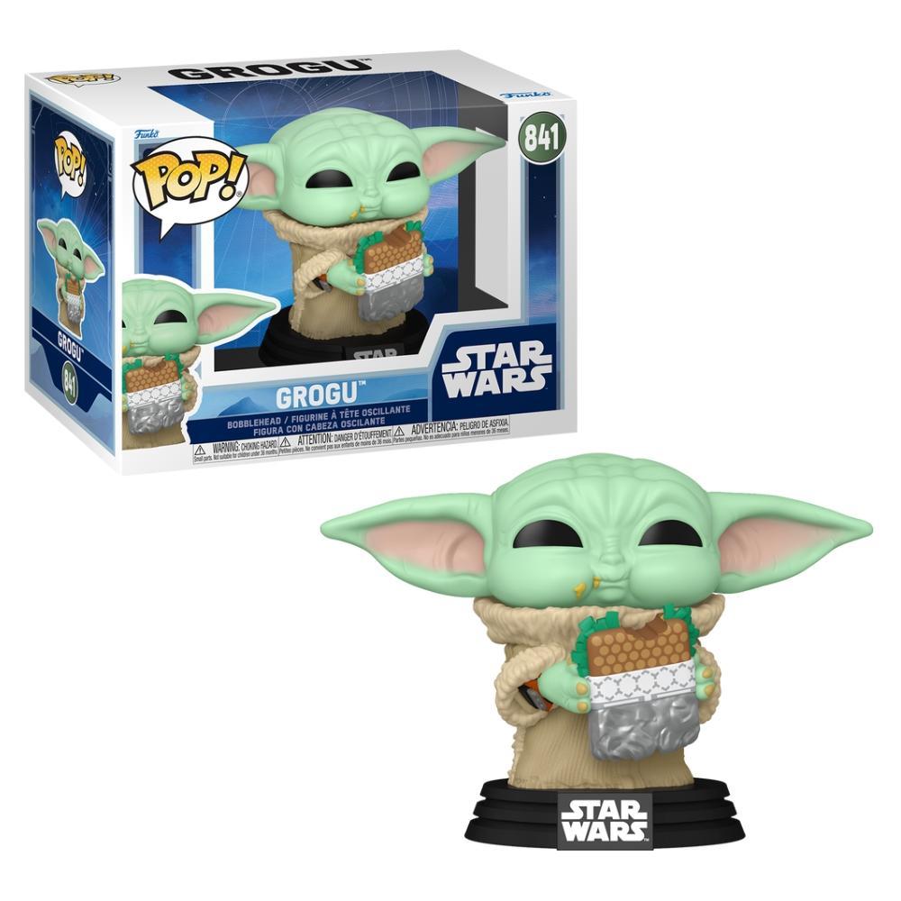 Boneco Funko Pop! Star Wars Mandaloriano - Grogu com Comida