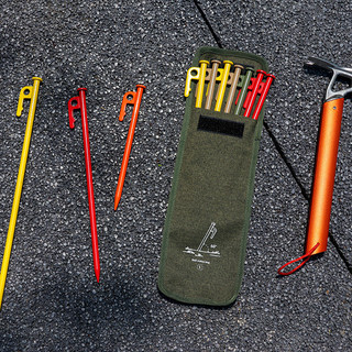 Estacas de tenda coloridas para uso externo, estacas de aço reforçadas, acessórios para toldos de camping, estacas para 