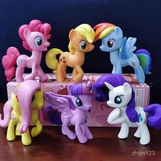 My Little Pony Twilight Sparkle e Buttercup, Figuras de Ação de PVC em Estilo Cartoon Fofo