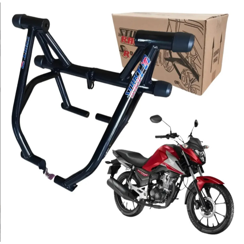 Protetor De Motor Street Titan Start Fan Cargo 160 Stunt Race
