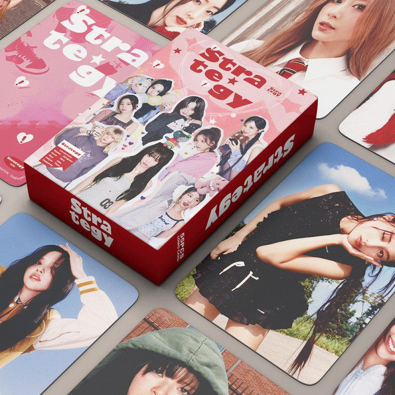 55pcs/Box TWICE Photocard CartãO LOMO De ColeçãO KPOP ÁLbum Strategy