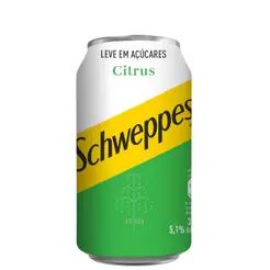 Schweppes Citrus Leve em Açúcares Lata 350ml