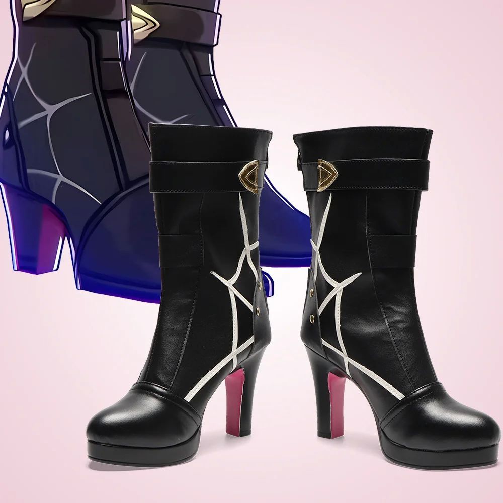 Honkai Star Rail Kafka Cosplay Sapatos Anime Estilo Chinês Halloween Para Homens Jogo