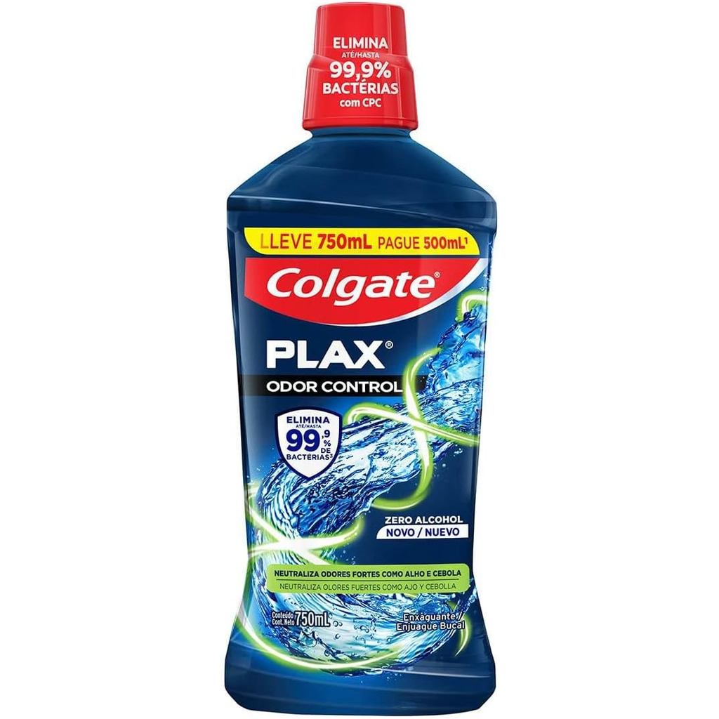 Enxaguante Bucal Colgate Plax Odor Control Com 750ml