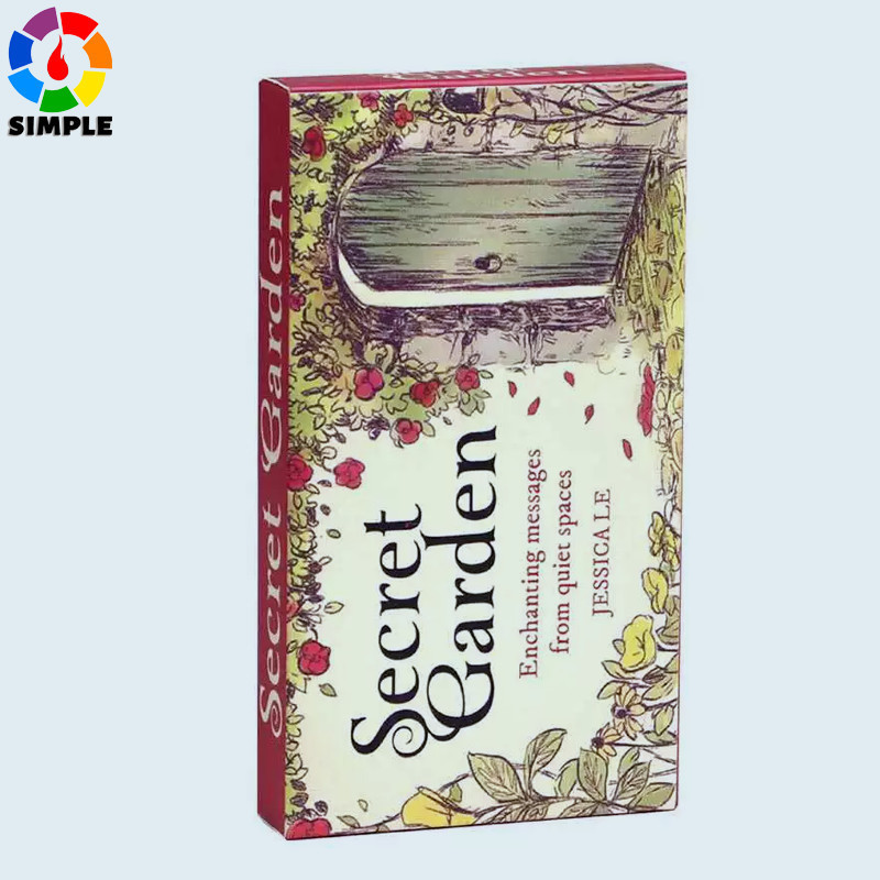 40Pcs Tarot Card Board Games Oracle Cards Classic Secret Garden Games