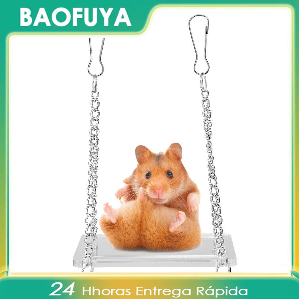 Balanço da ponte suspensa Vistreck Hamster - Playground suspenso em acrílico para pequenos animais de estimação