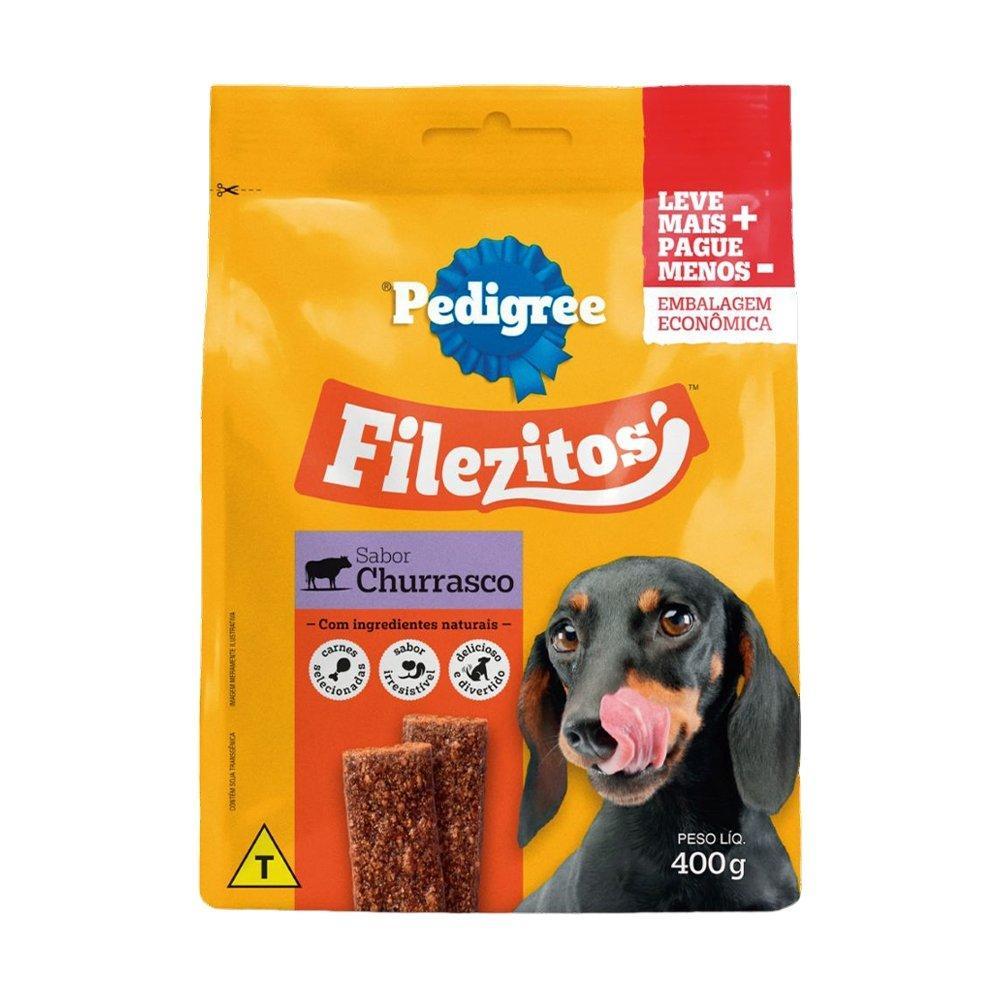 Ração Pedigree Filezitos Adulto Churrasco 400g