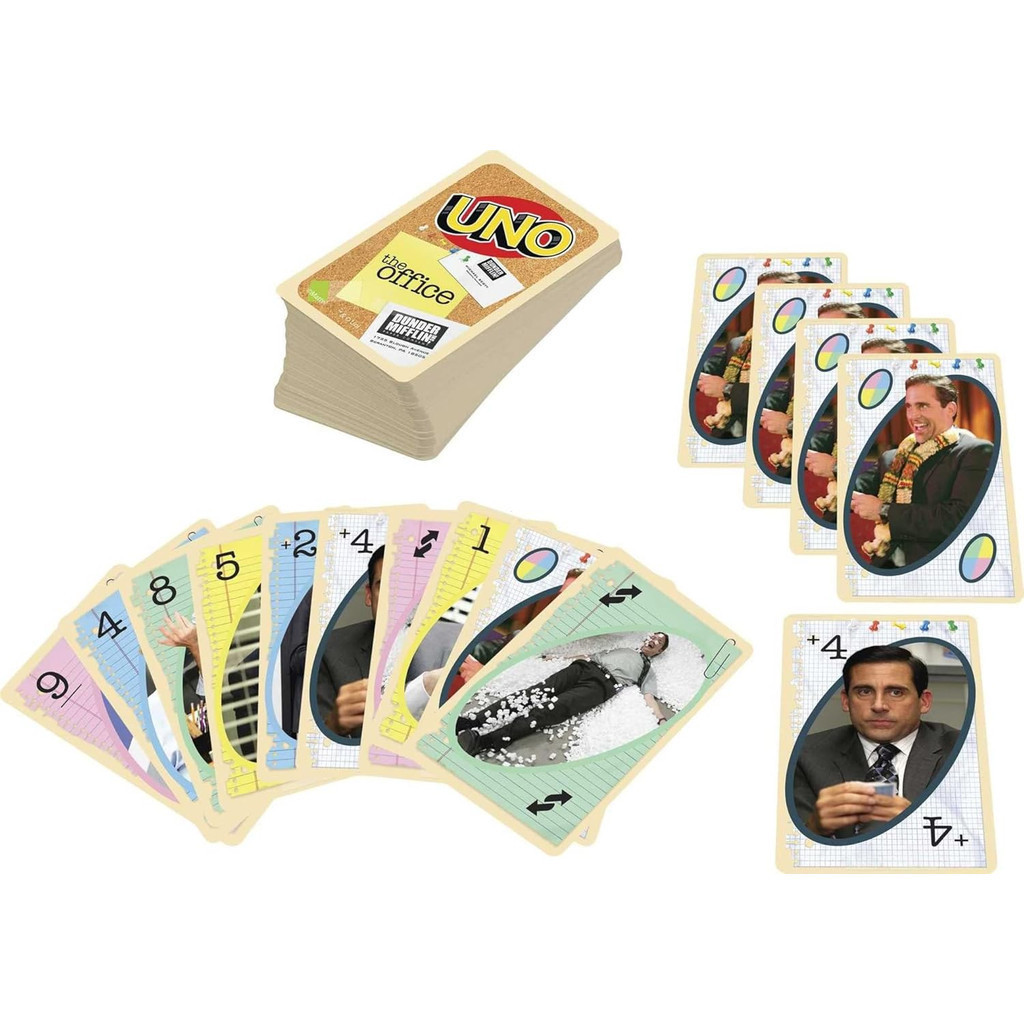 Mattel Games UNO The Office Card Game for Teens, Adults, Families & Parties with Special Rule for 2 to 10 Players