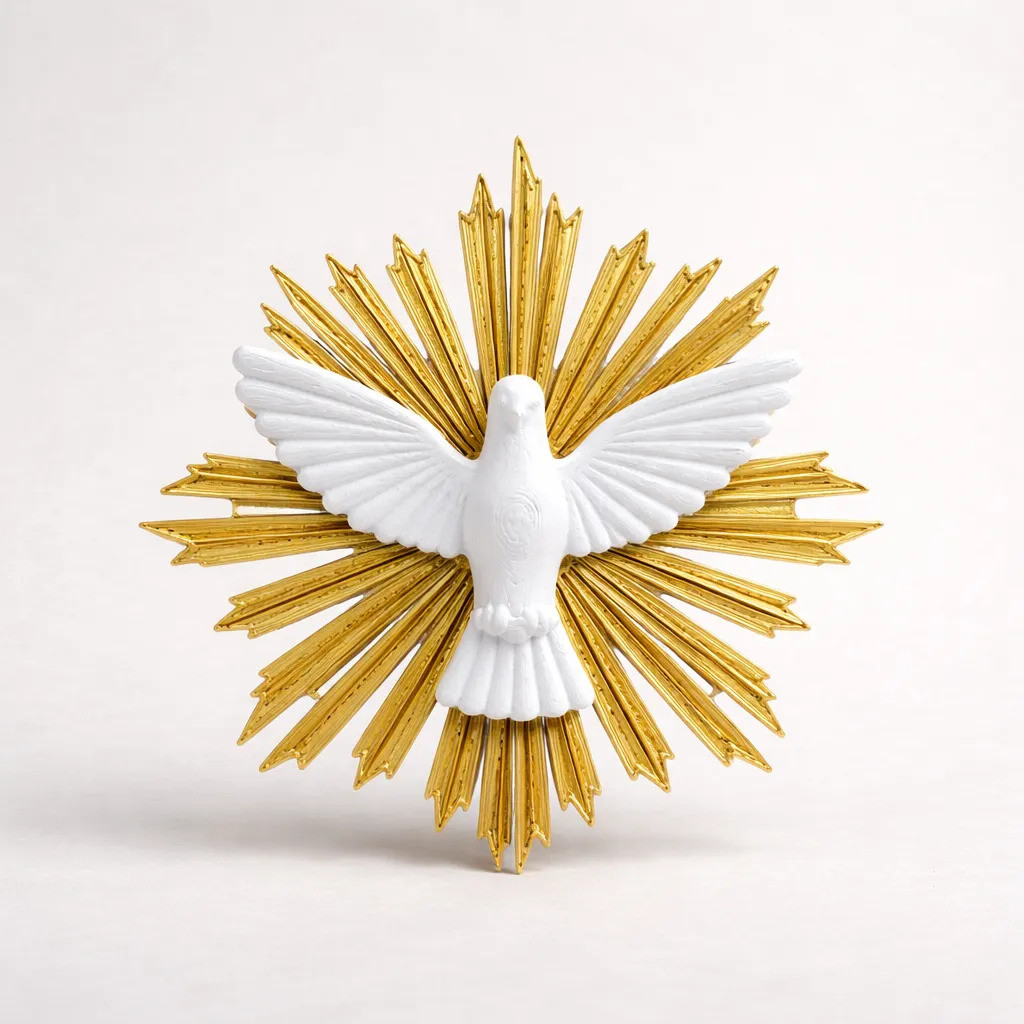 10 Lembrancinhas Batizado Divino Espírito Santo - 10 Cm