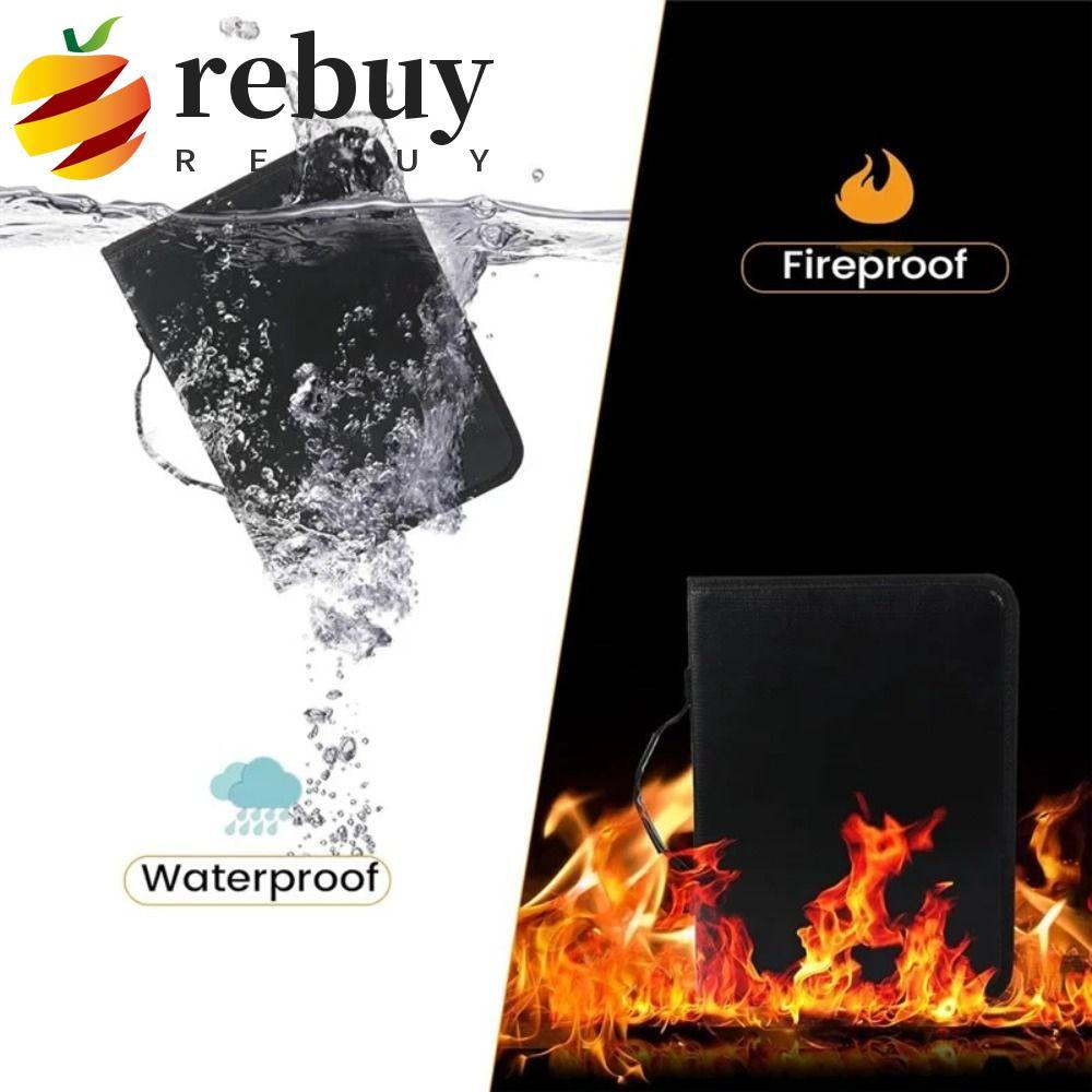 REBUY1 Caixa De Armazenamento De Chave Portátil , Material Impermeável Resistente Ao Fogo , Bolsa À Prova D'água